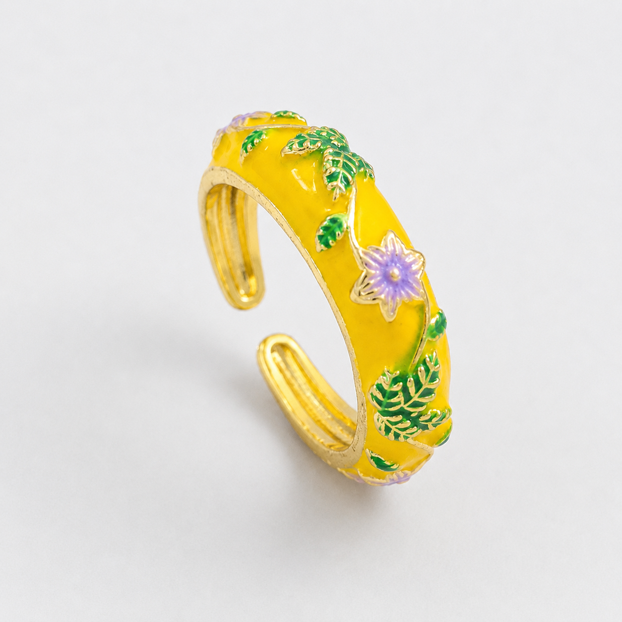 Wonderland Floral Enamel Ring
