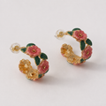 Romantic Floral Pearl Earrings