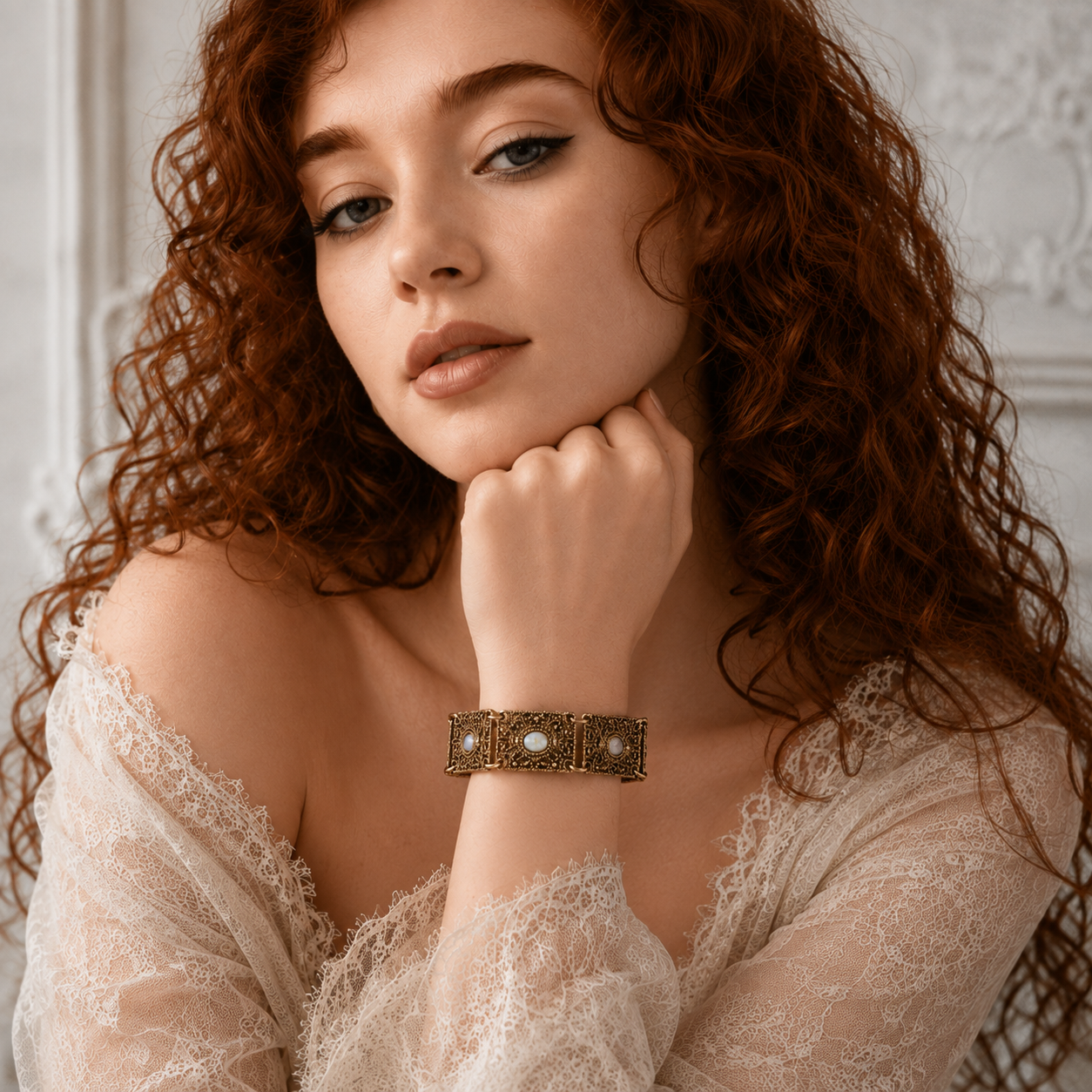 Vintage Precious Link Bracelet