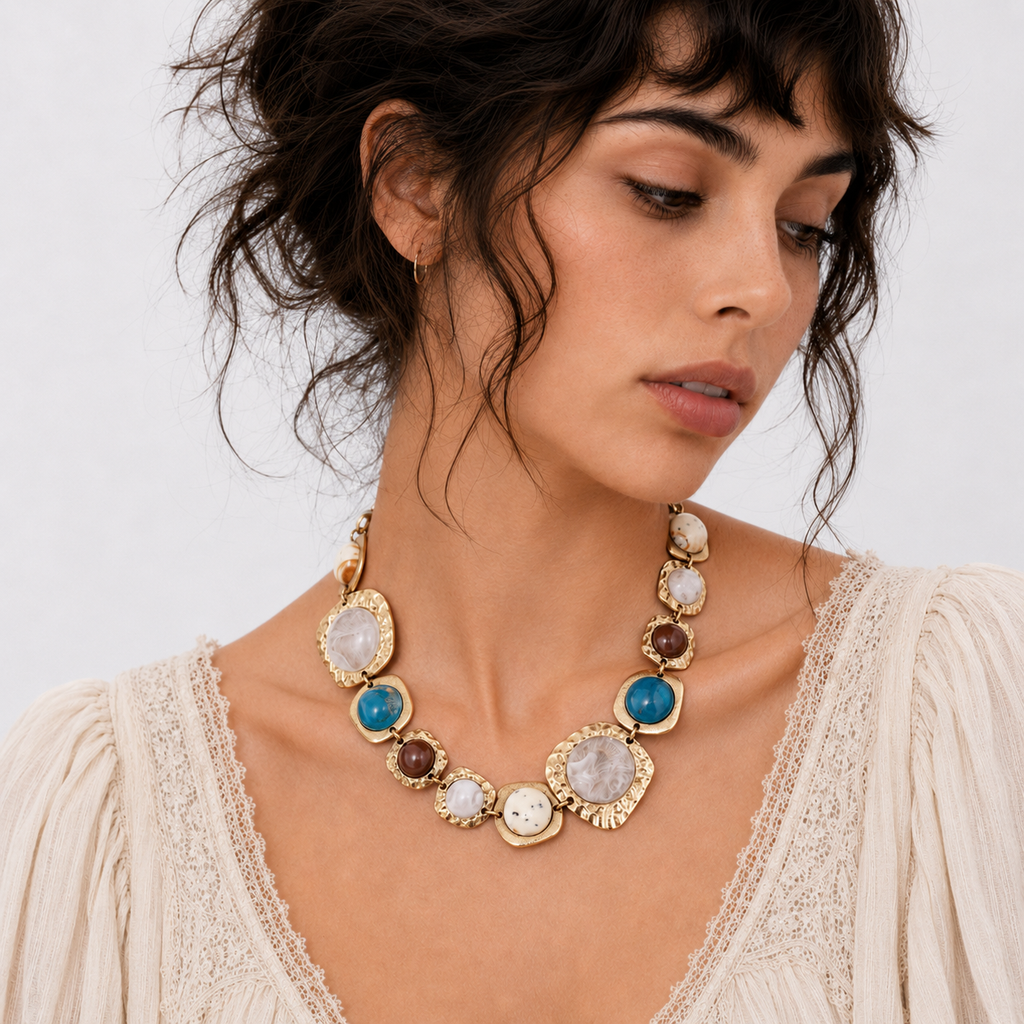 Vintage Geometric Necklace