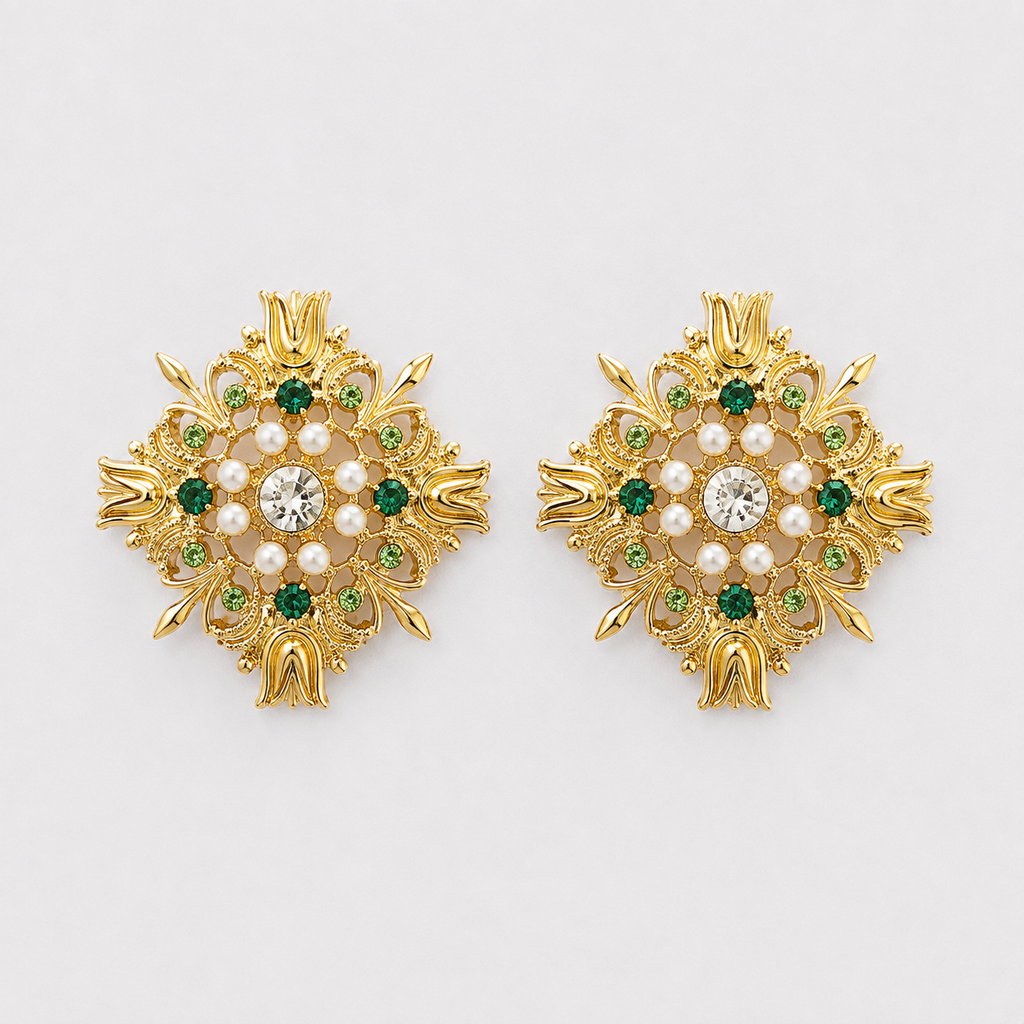 Radiant Celestial Stud Earrings