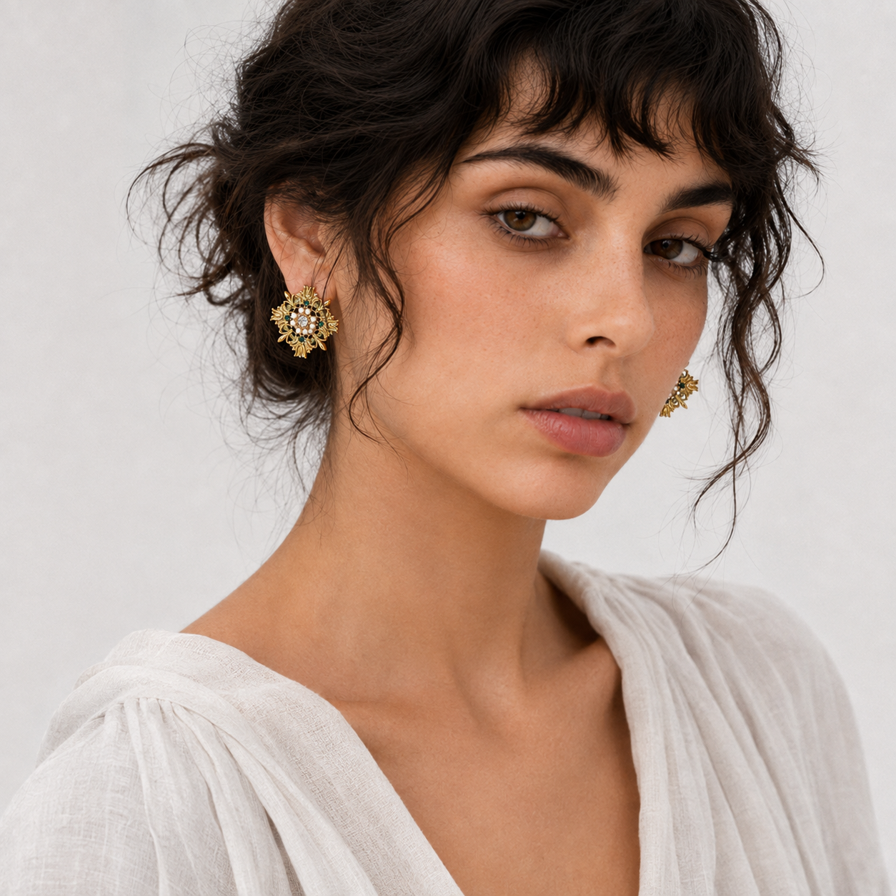 Radiant Celestial Stud Earrings