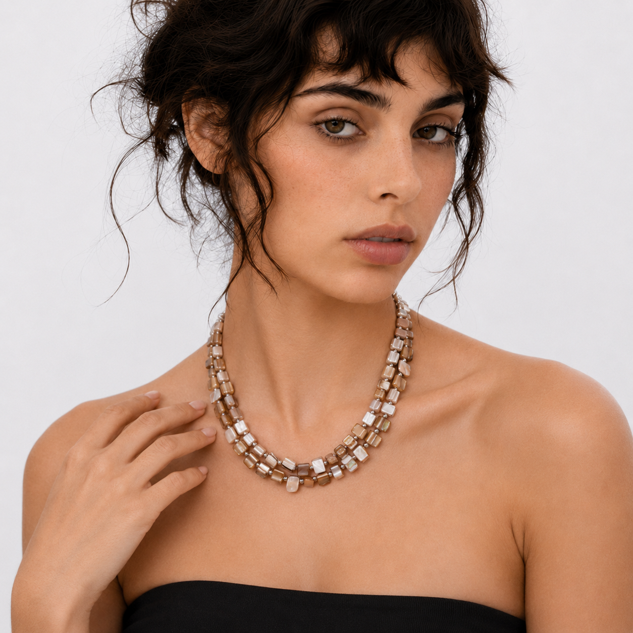 Bohemian Layered Beaded Necklace