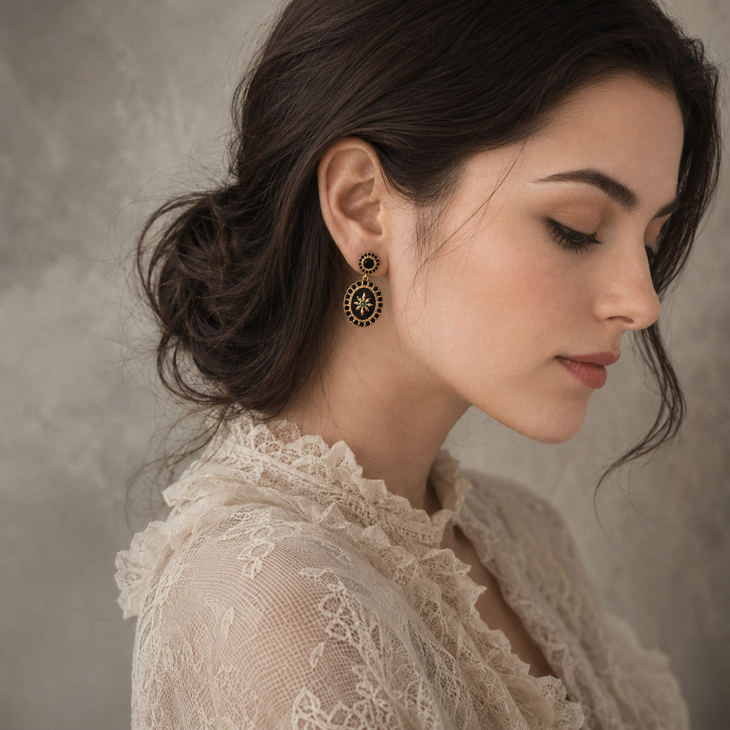 Romantic Celestial Drop Earrings