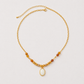 Bohemian Gem Pendant Necklace