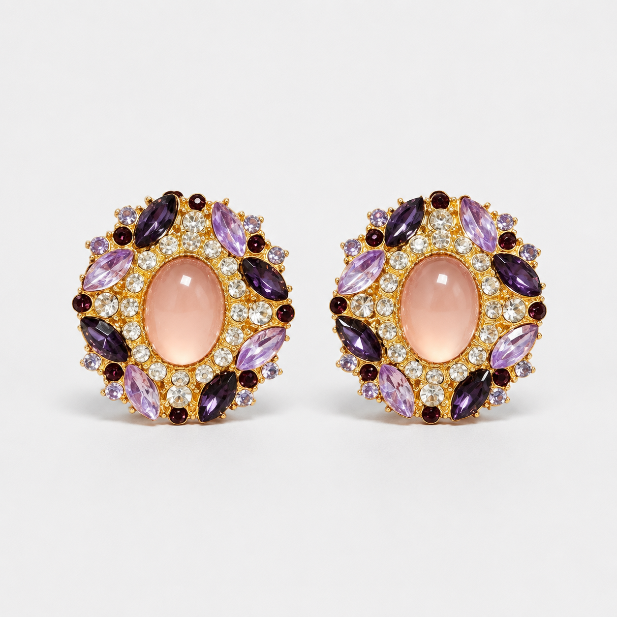 Romantic Floral Statement Earrings