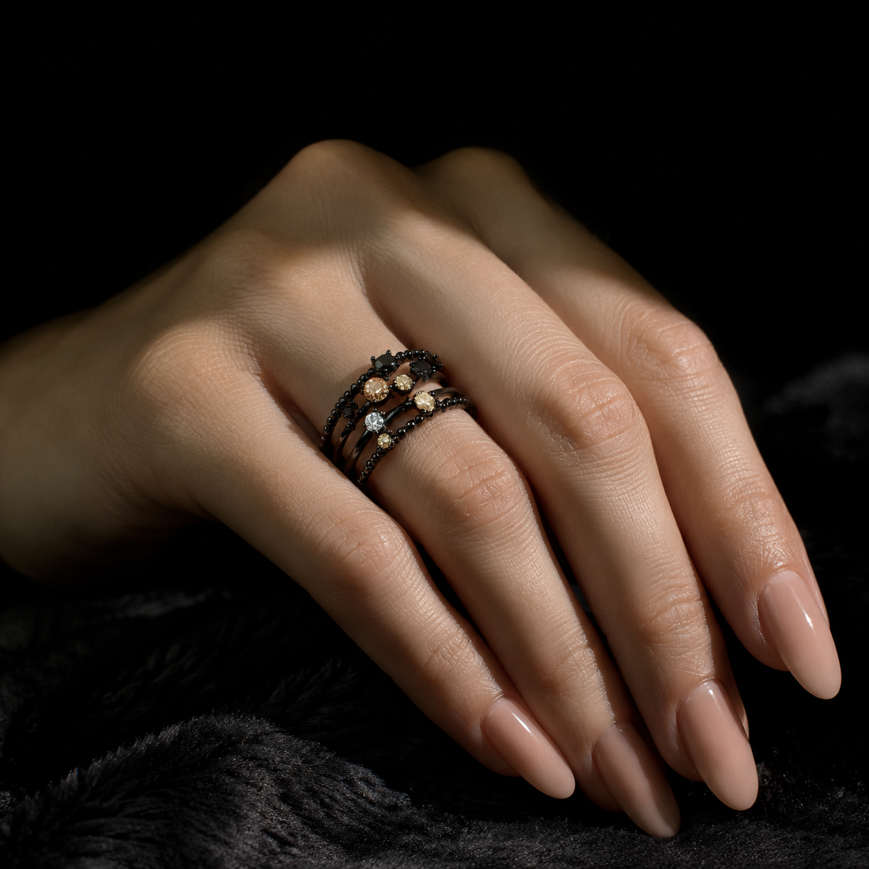 Vintage Twilight Gem Ring