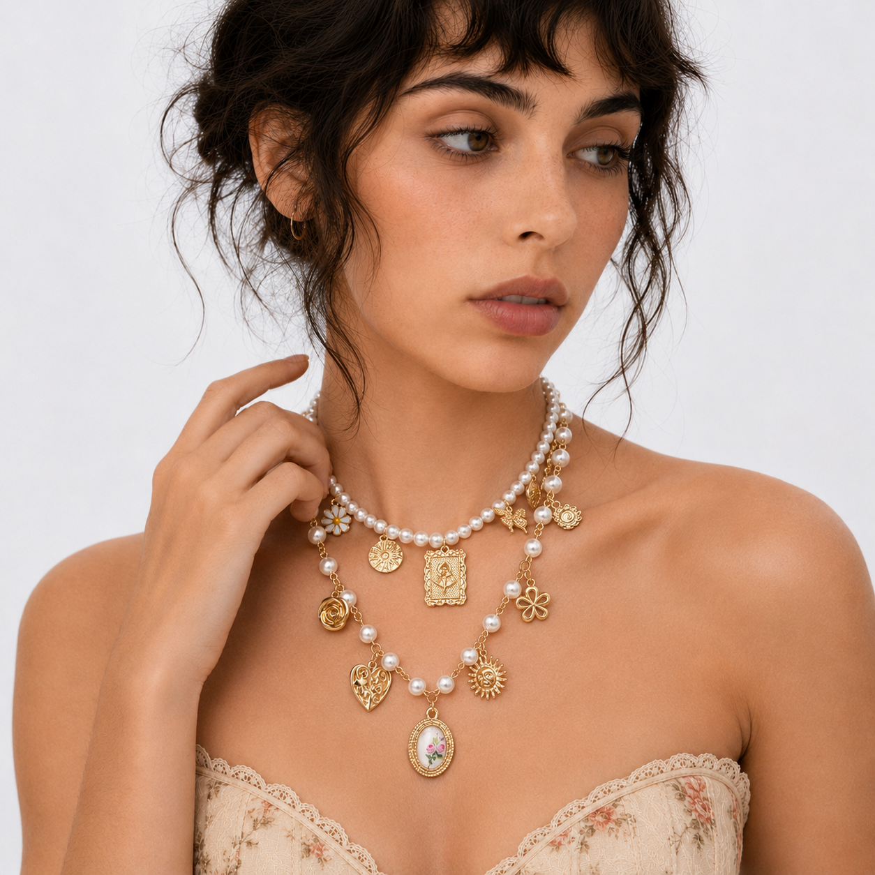 Vintage Charm Layered Necklace