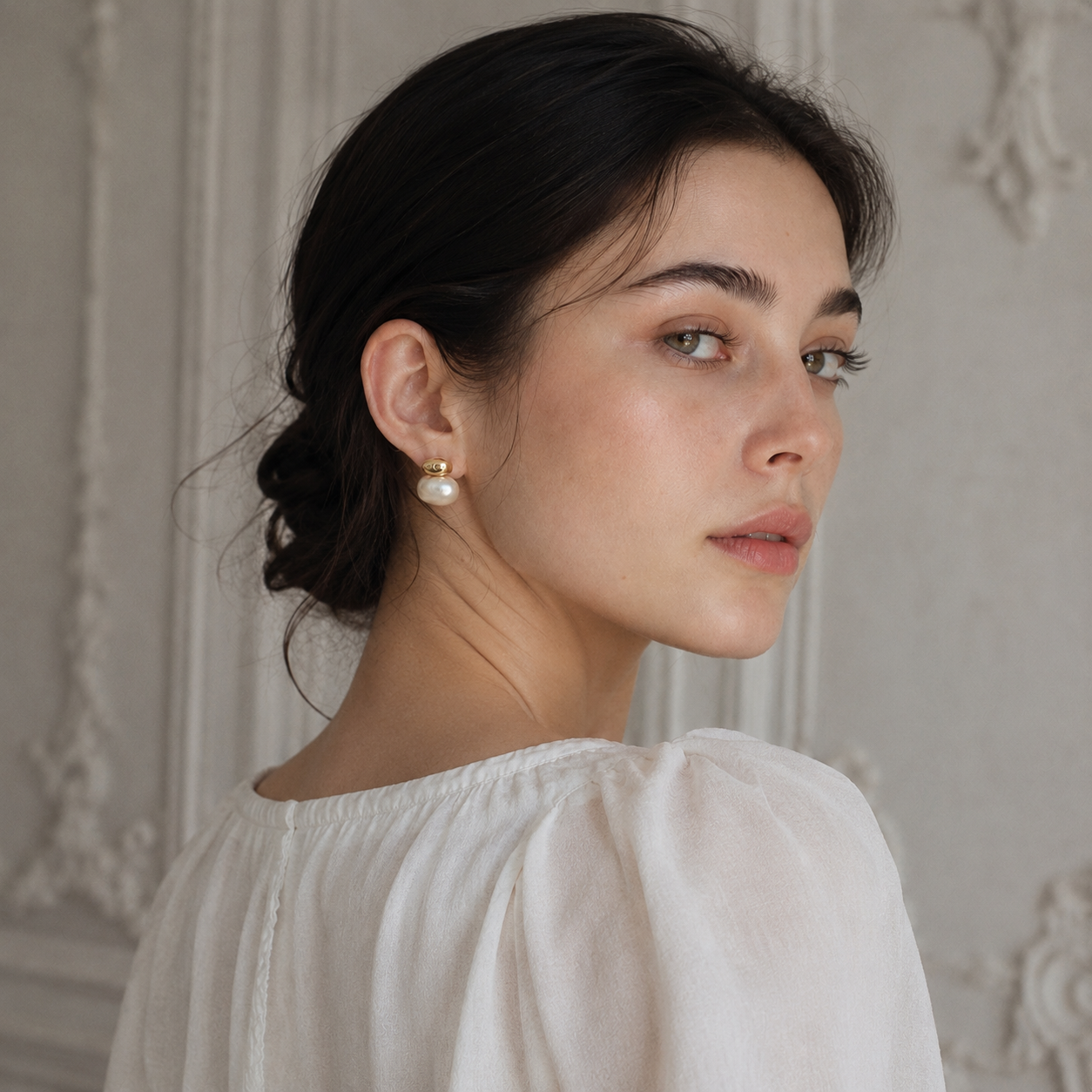 Romantic Drop Stud Earrings
